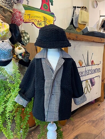 Kazayağı çocuk kaban şapka - Görsel 6