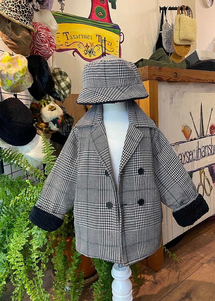 Kazayağı çocuk kaban şapka - Görsel 4