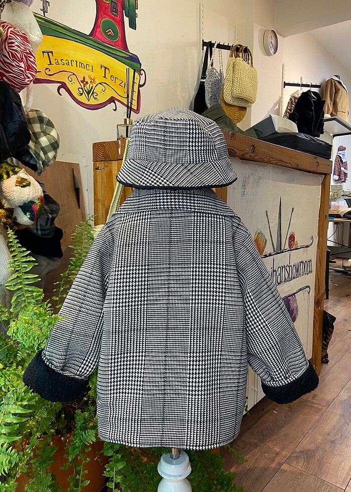 Kazayağı çocuk kaban şapka - Görsel 5