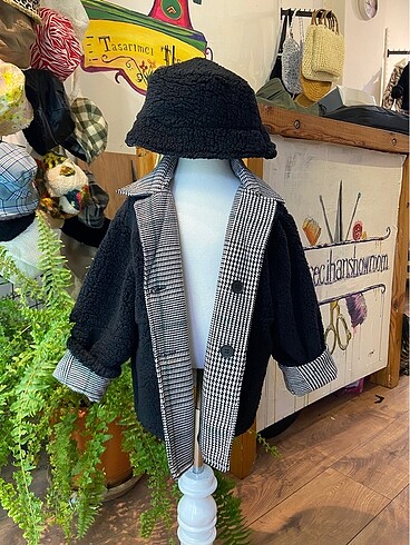 Siyah Kazayağı tasarım kaban şapka - Görsel 7