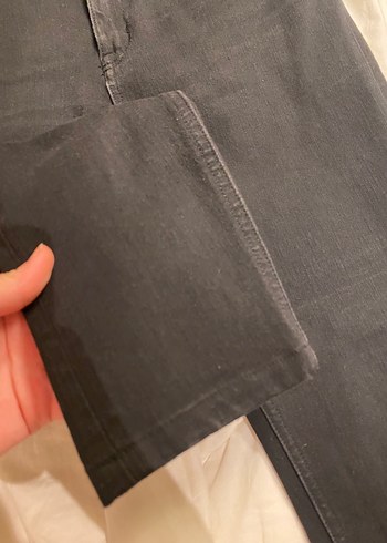 Siyah Normal Boy Kadın Kot Pantolon M&S - Görsel 3