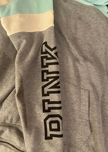 Pink victorias secret sweatshirt - Görsel 3