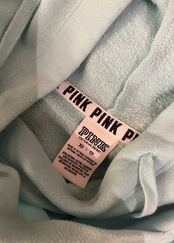 Pink victorias secret sweatshirt - Görsel 2