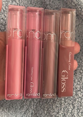 Rom&and gloss ruj çeşitleri