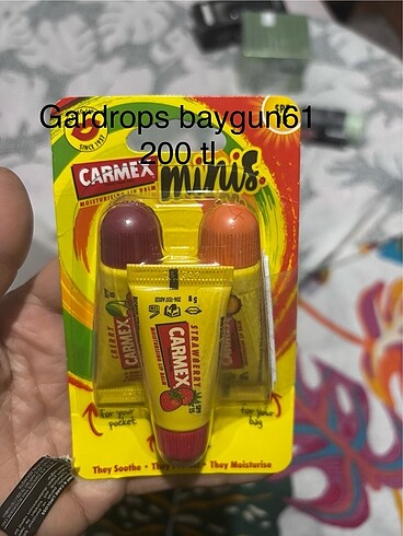 Carmex 3 lü balm