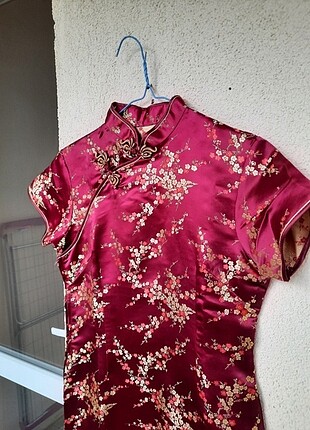 Japon çin cheongsam elbise 