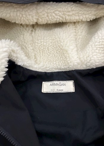 Kapüşonlu pelüş unisex çocuk kabanı 9 Yaş - Görsel 2