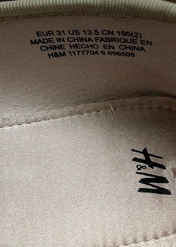 Hm marka  Fiyonklu Kız Babet Ayakkabı - Görsel 7