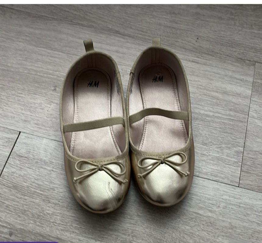 Hm marka  Fiyonklu Kız Babet Ayakkabı - Görsel 4