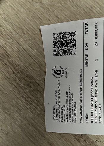 Epson EcoTank L3251  Yazıcı Siyah - Görsel 7