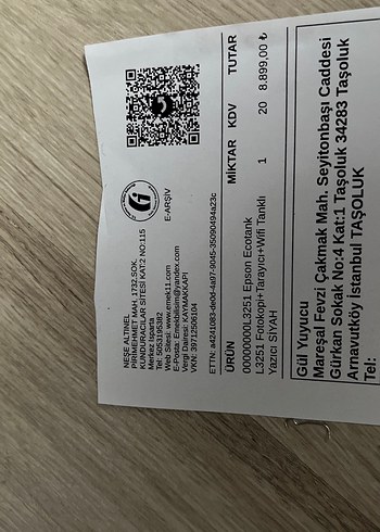 Epson EcoTank L3251  Yazıcı Siyah - Görsel 2