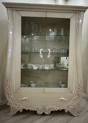 Cam raflı çekmeceli büfe - Görsel 2