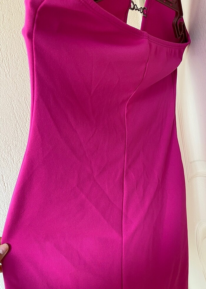 Boyundan bağlama elbise - Görsel 5