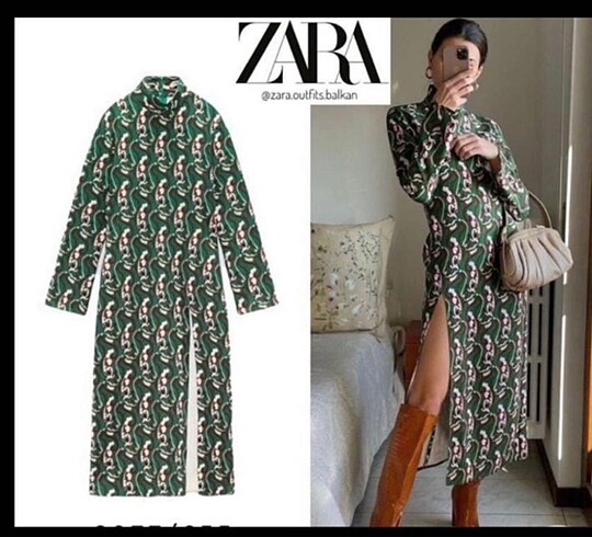 xs Beden Zara elbise
