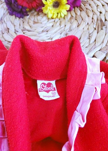 (42) KIRMIZI SATEN FİYONK DETAYLI ŞIK SPOR PAMUK UZUN SABAHLIK - Görsel 7