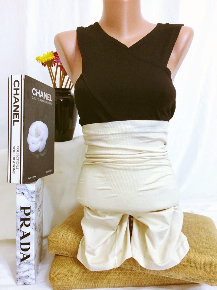 (L) BEJ TEN TOPARLAYICI CLIMACOOL BEDEN KÜÇÜLTÜCÜ ŞORT KORSE - Görsel 5