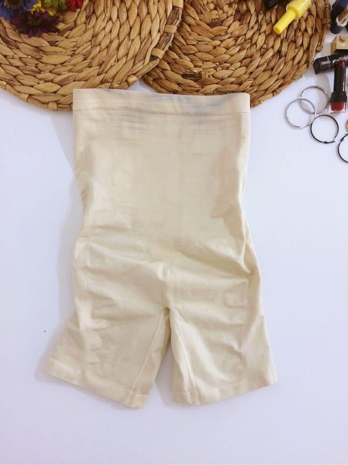 (L) BEJ TEN TOPARLAYICI CLIMACOOL BEDEN KÜÇÜLTÜCÜ ŞORT KORSE - Görsel 3