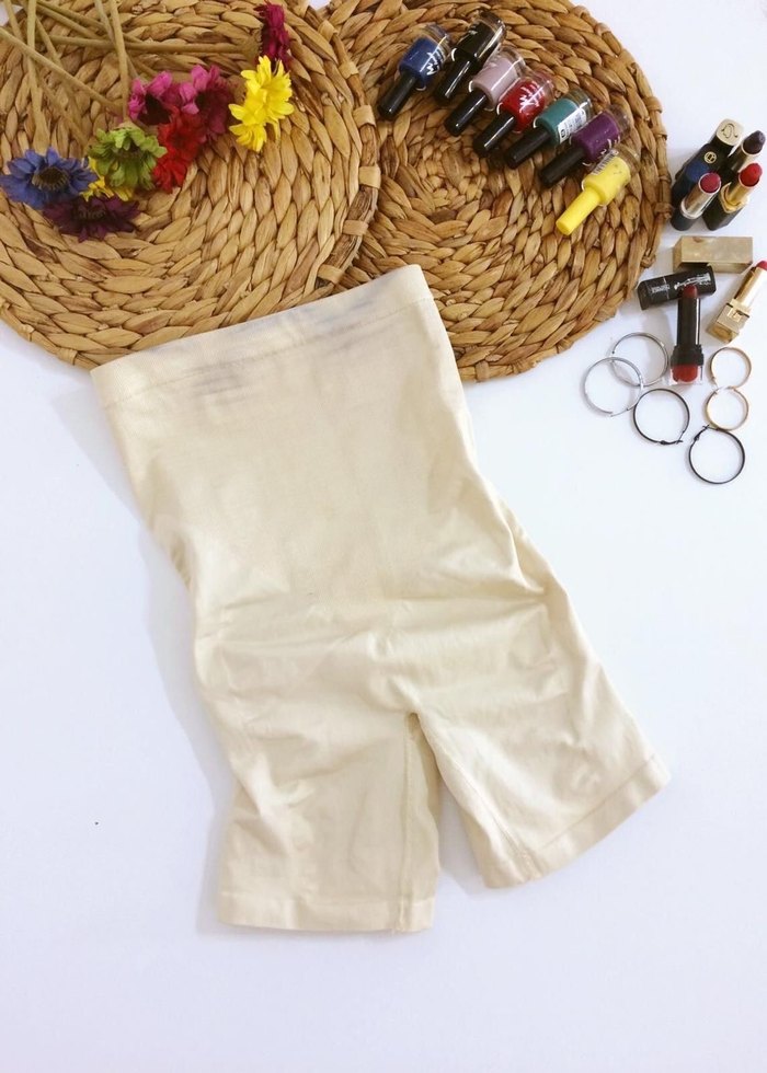 (L) BEJ TEN TOPARLAYICI CLIMACOOL BEDEN KÜÇÜLTÜCÜ ŞORT KORSE - Görsel 2