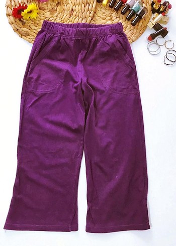 (XXL) MOR BEL LASTİKLİ ŞIK SPOR TİWİL PENYE BERMUDA ŞORT KAPRİ - Görsel 3