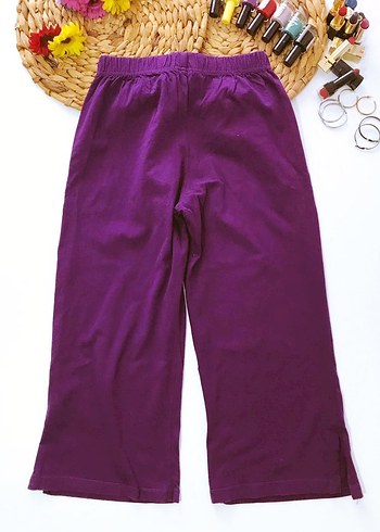 (XXL) MOR BEL LASTİKLİ ŞIK SPOR TİWİL PENYE BERMUDA ŞORT KAPRİ - Görsel 4