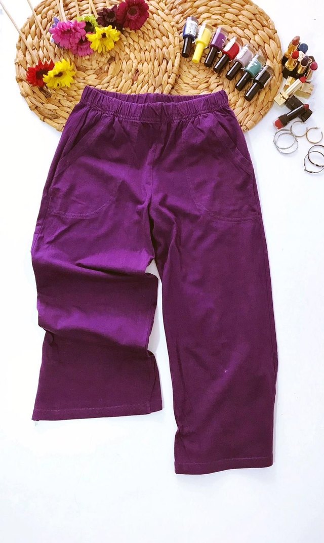 (XXL) MOR BEL LASTİKLİ ŞIK SPOR TİWİL PENYE BERMUDA ŞORT KAPRİ - Görsel 2