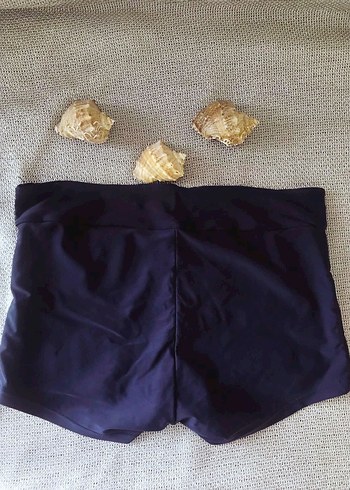 (L) LACİVERT ETNİK DESEN BAĞLAMALI ŞIK SPOR ŞORTLU BİKİNİ TAKIMI - Görsel 5