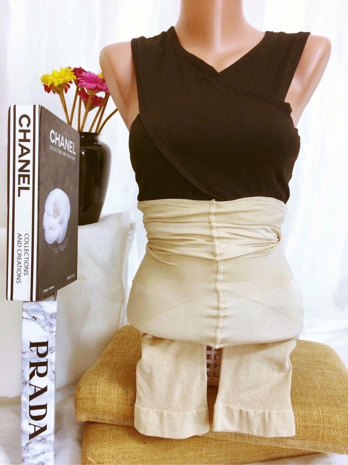 (L-XL) BEJ TEN TOPARLAYICI CLIMACOOL BEDEN KÜÇÜLTÜCÜ ŞORT KORSE - Görsel 5