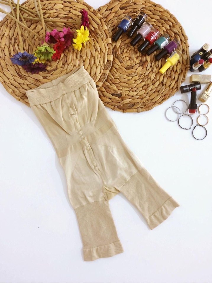 (L-XL) BEJ TEN TOPARLAYICI CLIMACOOL BEDEN KÜÇÜLTÜCÜ ŞORT KORSE - Görsel 2