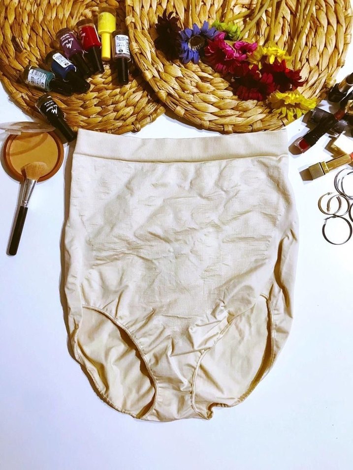 (XXL) BEJ TEN TOPARLAYICI CLIMACOOL BEDEN KÜÇÜLTÜCÜ KÜLOT KORSE - Görsel 3