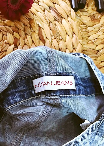 (M) MAVİ TAŞLANMIŞ CEP DETAY ŞIK SPOR TİWİL DENIM KOT ŞORT TULUM - Görsel 7