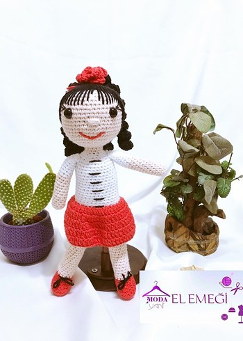 Beden (30 CM ) EL YAPIMI AMİGURUMİ ÖRME OYUNCAK BEBEK UYKU ARKADAŞI