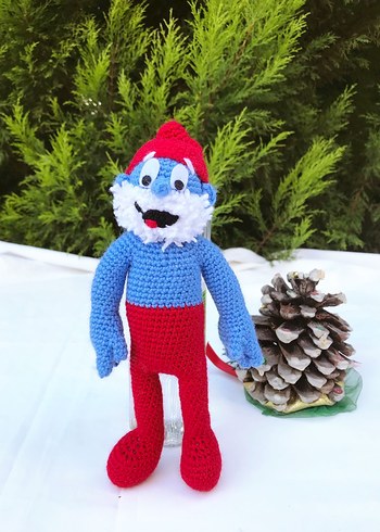 (25 CM ) EL YAPIMI AMİGURUMİ ÖRME OYUNCAK BEBEK UYKU ARKADAŞI