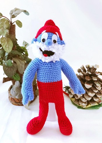 Beden (25 CM ) EL YAPIMI AMİGURUMİ ÖRME OYUNCAK BEBEK UYKU ARKADAŞI