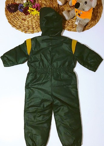 (1 YAŞ) ITALIAN ALBERT HAKİ UNISEX KIŞ ASTRONOT TULUM - Görsel 4