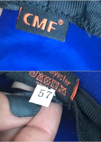 Beden lacivert Renk (ST) SAKS MAVİ DERİ KEMER FİYONK AKSESUARLI ŞIK SPOR FÖTR ŞAPKA