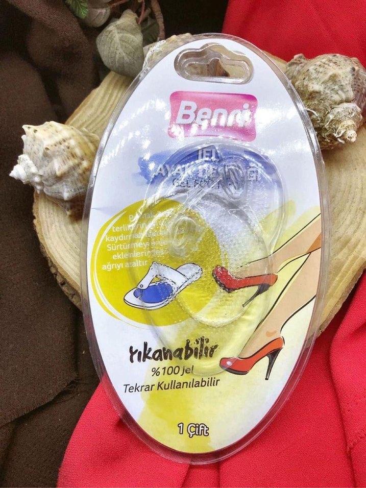 (1 ÇİFT) ŞEFFAF AYAKKABI İÇİ AYAK KAYMA ÖNLEYİCİ PARMAK KORUMA - Görsel 2