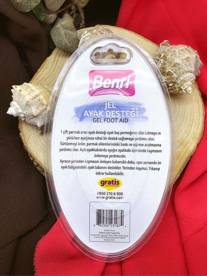 (1 ÇİFT) ŞEFFAF AYAKKABI İÇİ AYAK KAYMA ÖNLEYİCİ PARMAK KORUMA - Görsel 3