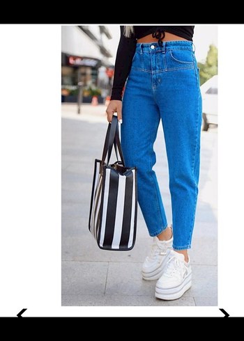Diğer Sokak Stili Siyah Beyaz Zebra Desenli Çanta