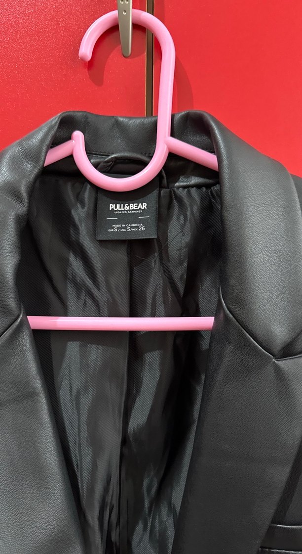 pull bear deri blazer ceket - Görsel 3