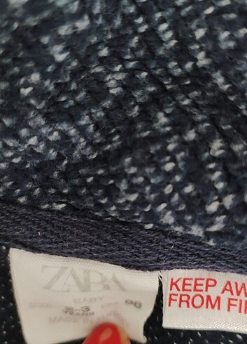 Zara marka bebek polar mont 