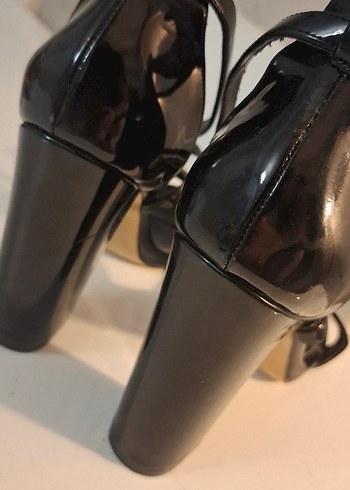 trendyolmilla siyah Tokalı İnce Topuklu Kadın Gece Ayakkabısı - Görsel 3