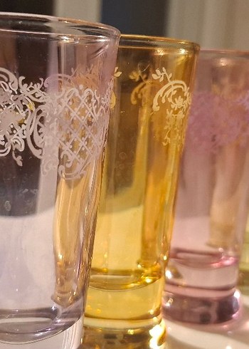 4 lu kahve yani renkli bardak - Görsel 2