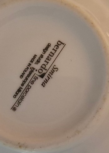 Bernardo porselen Beyaz Çiçek Desenli sekerlik - Görsel 4