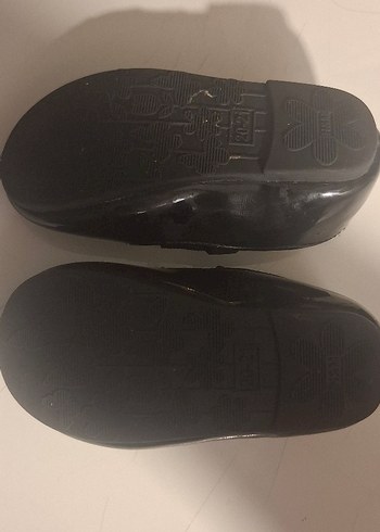 H&M 
20_21 Numara 
Kız Çocuk Siyah Lastik Fiyonk Detaylı Babet - Görsel 3