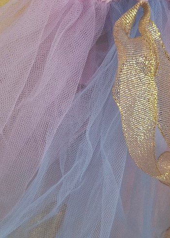 Kız Çocuk  Renkli Fırfırlı tütu Etek - Görsel 4