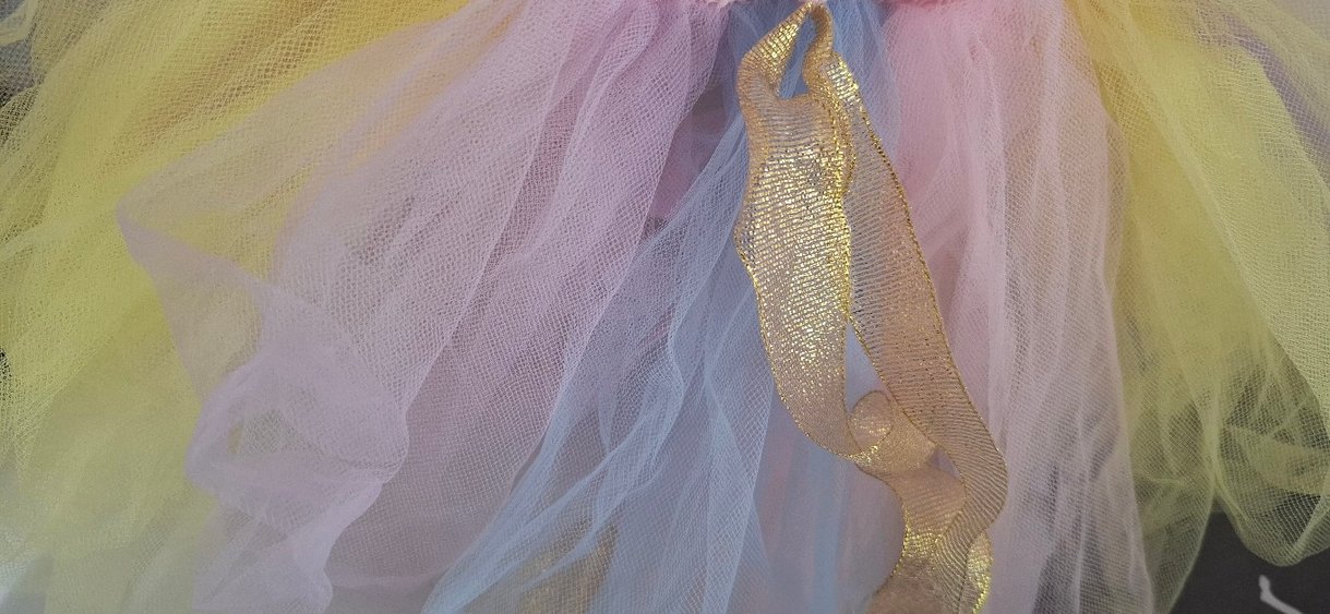 Kız Çocuk  Renkli Fırfırlı tütu Etek - Görsel 4