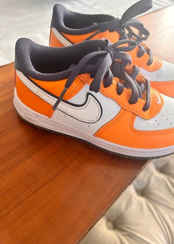 Nıke Turuncu mürdüm Bağcıklı Erkek Çocuk Spor Ayakkabı - Görsel 3