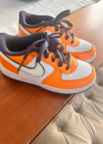 Nıke Turuncu mürdüm Bağcıklı Erkek Çocuk Spor Ayakkabı - Görsel 4
