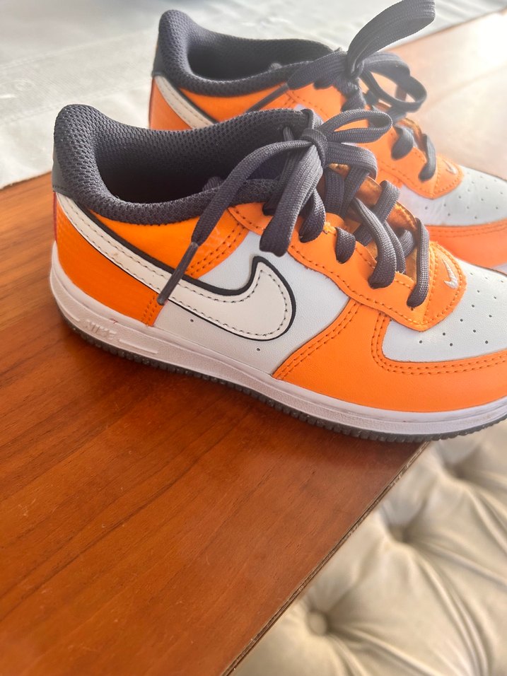 Nıke Turuncu mürdüm Bağcıklı Erkek Çocuk Spor Ayakkabı - Görsel 3