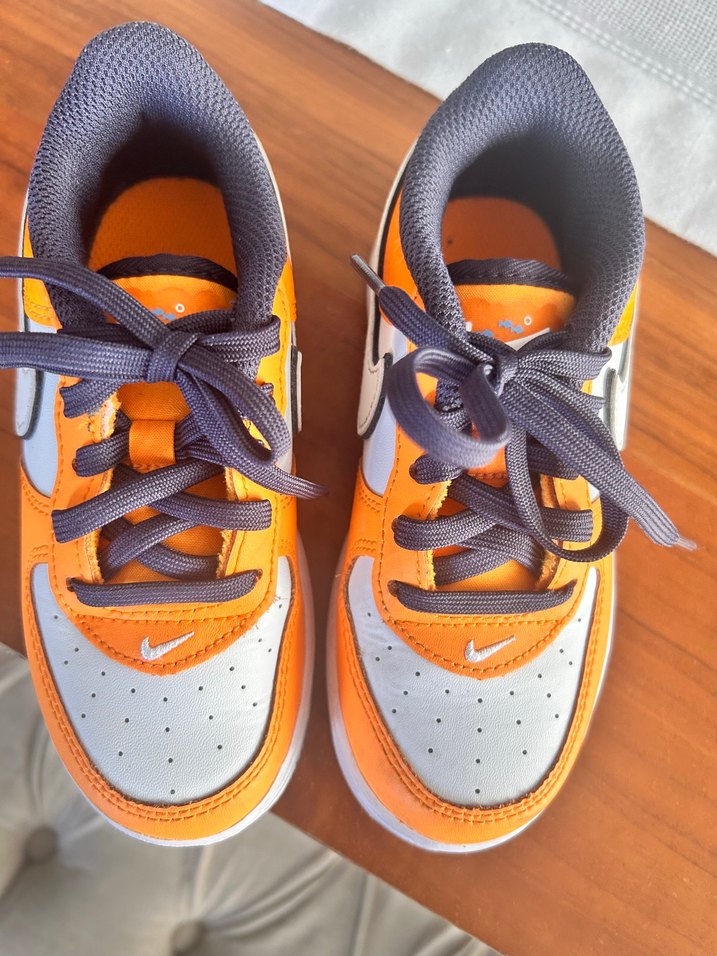 Nıke Turuncu mürdüm Bağcıklı Erkek Çocuk Spor Ayakkabı - Görsel 2